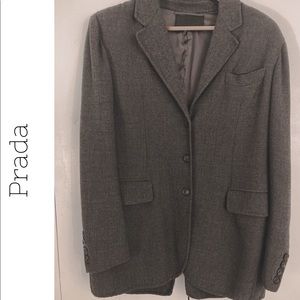 Prada Wool Blazer Authentic Oversize Suit